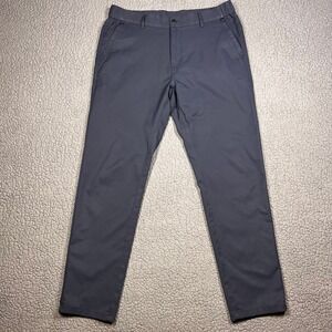 Jack Archer Jetsetter Pants Mens 33x30 Deep Blue Technical Travel Chino Slim